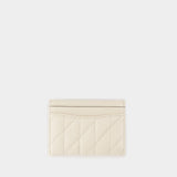 Essential Card Holder - Coach - Leather - Beige