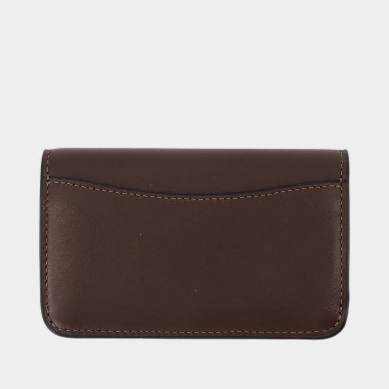 Essential Slim Card Holder - Coach - Leather - Brown