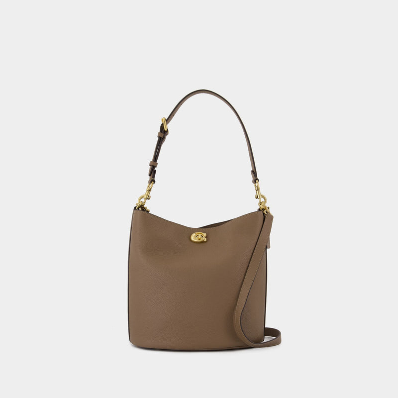 Willow Soft Shoulder Bag - Coach - Leather - Brown