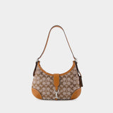 Hamptons Hobo Bag - Coach - Canvas - Brown