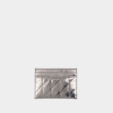 Essential Card Holder - Coach - Leather - Grey