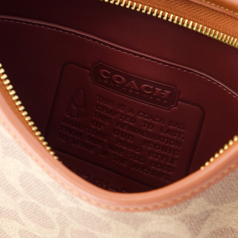 The Coach Originals Signature 棕色帆布单肩包