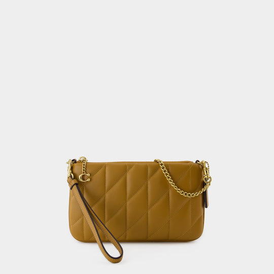 Pouch 棕色小牛皮单肩包斜挎包