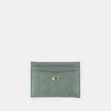 Essential Card Holder - Coach - Leather - Green