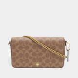Signature Mila Crossbody - Coach - Canvas - Brown