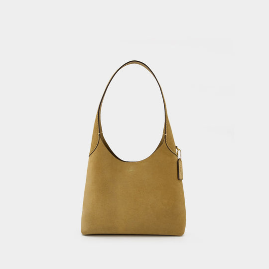 Suede Brooklyn 28 Shoulder Bag - Coach - Leather - Neutral