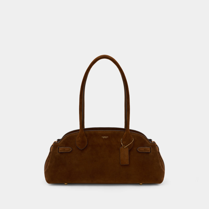 Empire 34 Shoulder Bag - Coach - Leather - Brown