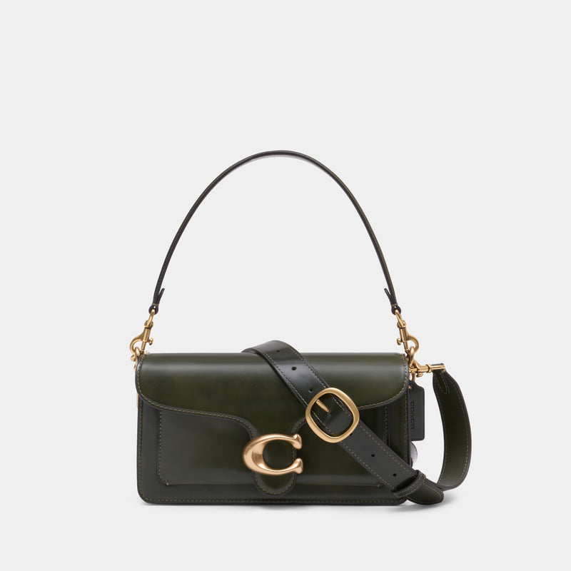 Spazzolato Tabby 26 Shoulder Bag - Coach - Leather - Green
