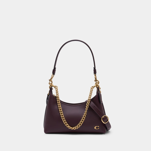 Juliet 25 Shoulder Bag - Coach - Leather - Burgundy