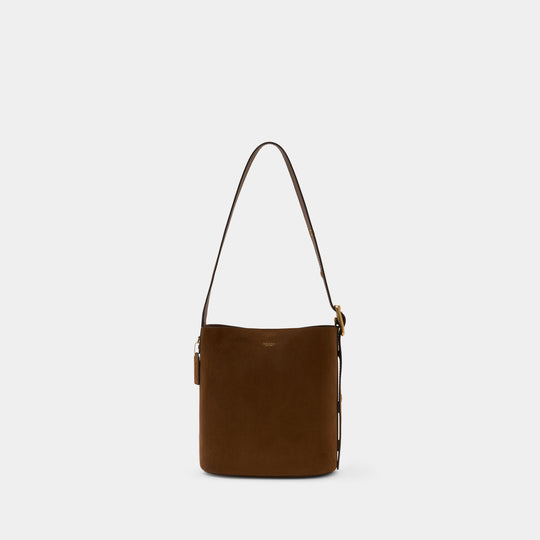 Bleecker Shoulder Bag - Coach - Suede - Brown