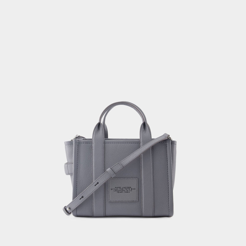 Marc Jacobs灰色皮质小号托特包