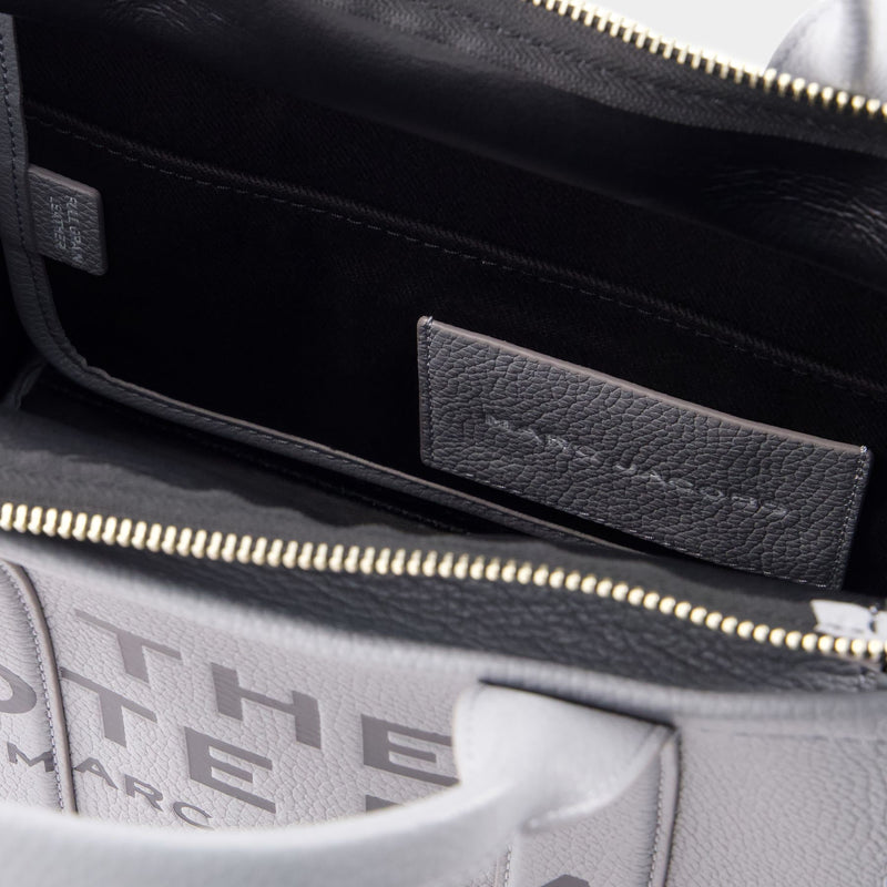 Marc Jacobs灰色皮质小号托特包