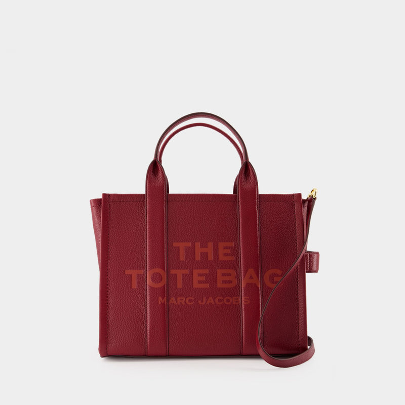 The Medium Tote 红色皮制中号托特购物包