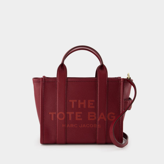 The Small Tote 红色皮制小号托特购物包