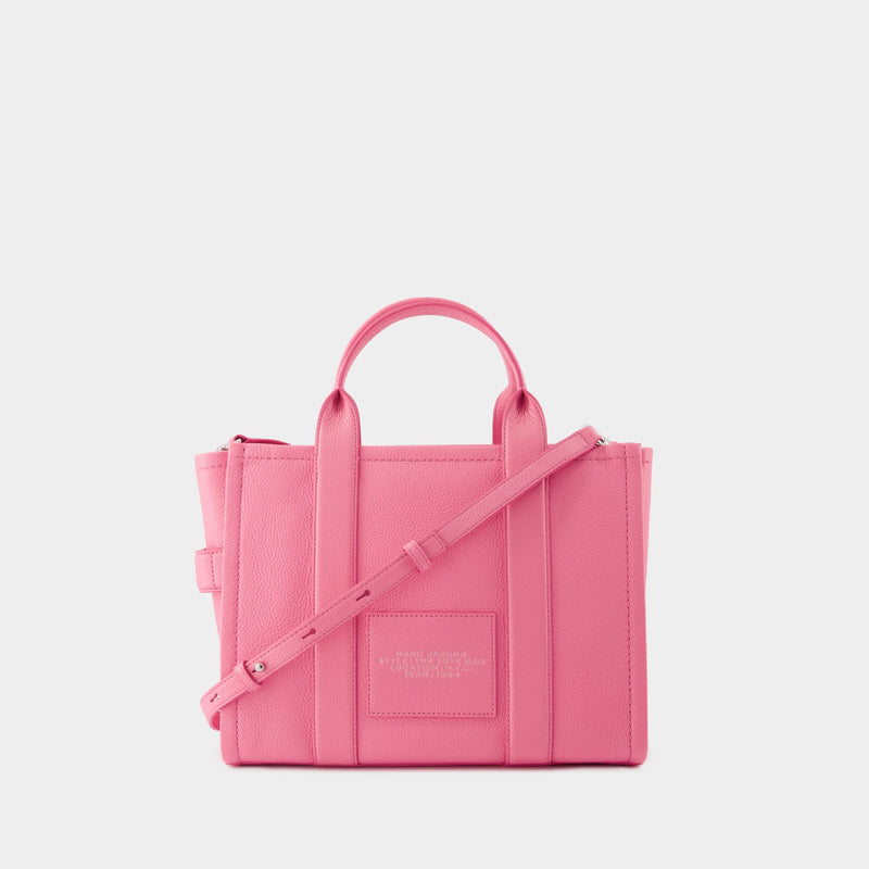 Marc Jacobs粉色皮质中号托特包