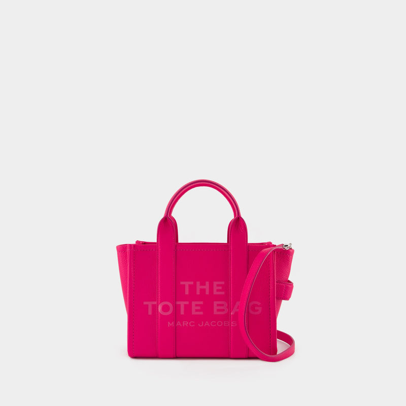 The Small Tote 粉色皮制小号托特包