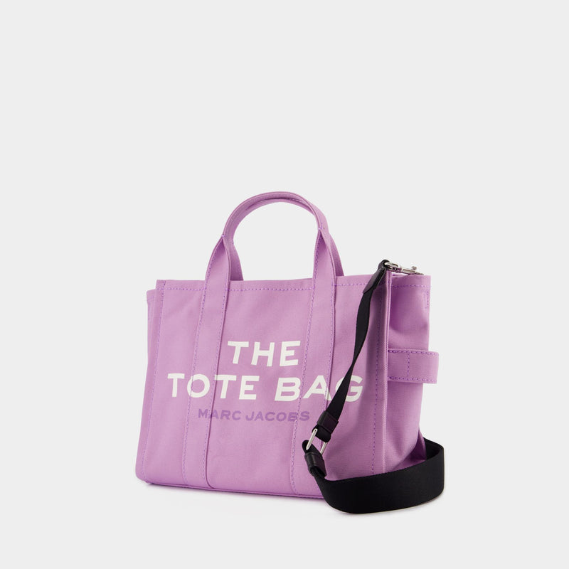 The Medium Tote 紫色棉质中号托特包