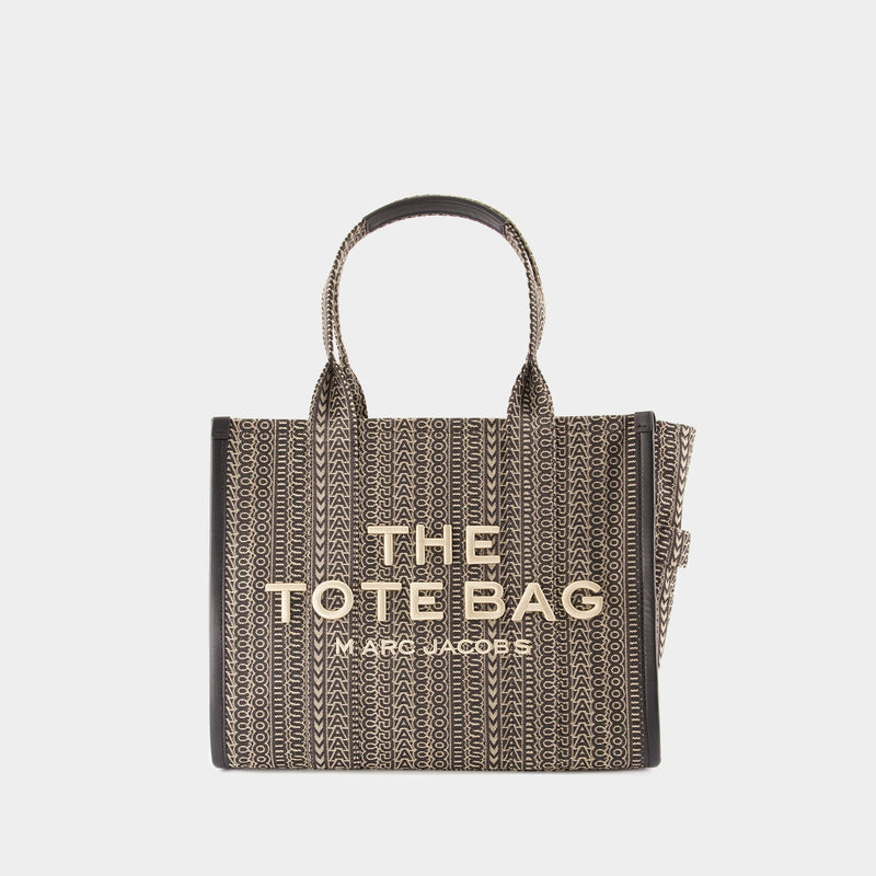 The Large Tote 米色棉质大号托特购物包