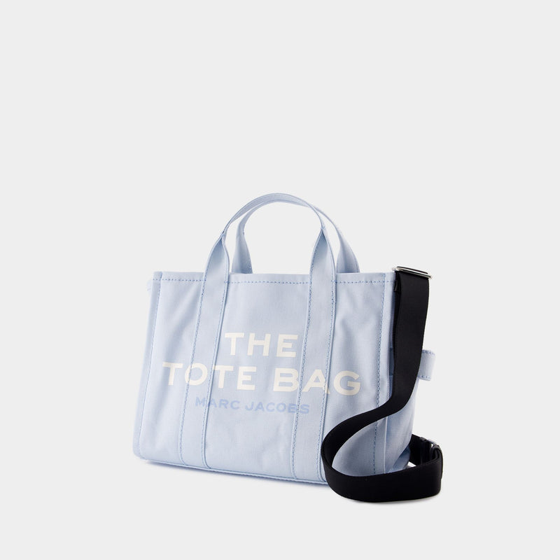 The Medium Tote 蓝色棉质中号托特包