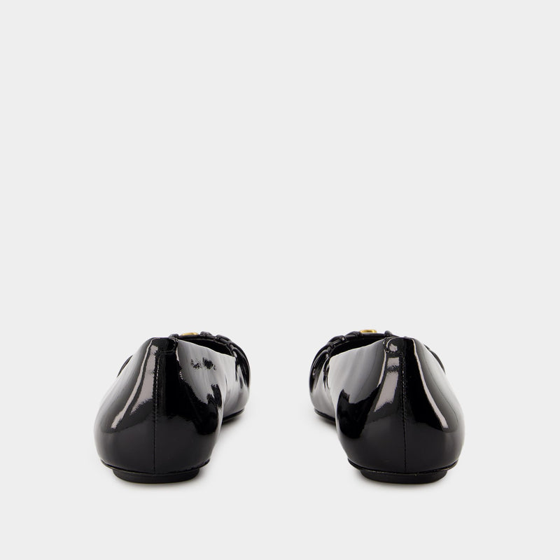 The Pointy Toe Ballerinas - Marc Jacobs - Leather - Black