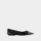 The Pointy Toe Ballerinas - Marc Jacobs - Leather - Black