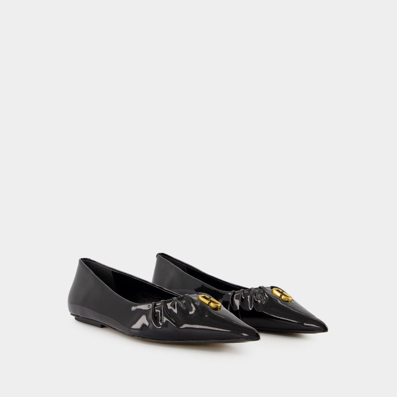 The Pointy Toe Ballerinas - Marc Jacobs - Leather - Black