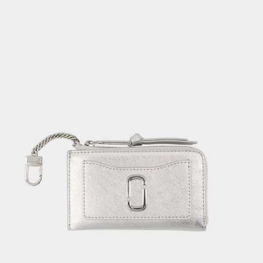 The Top Zip Wallet - Marc Jacobs - Leather - Silver
