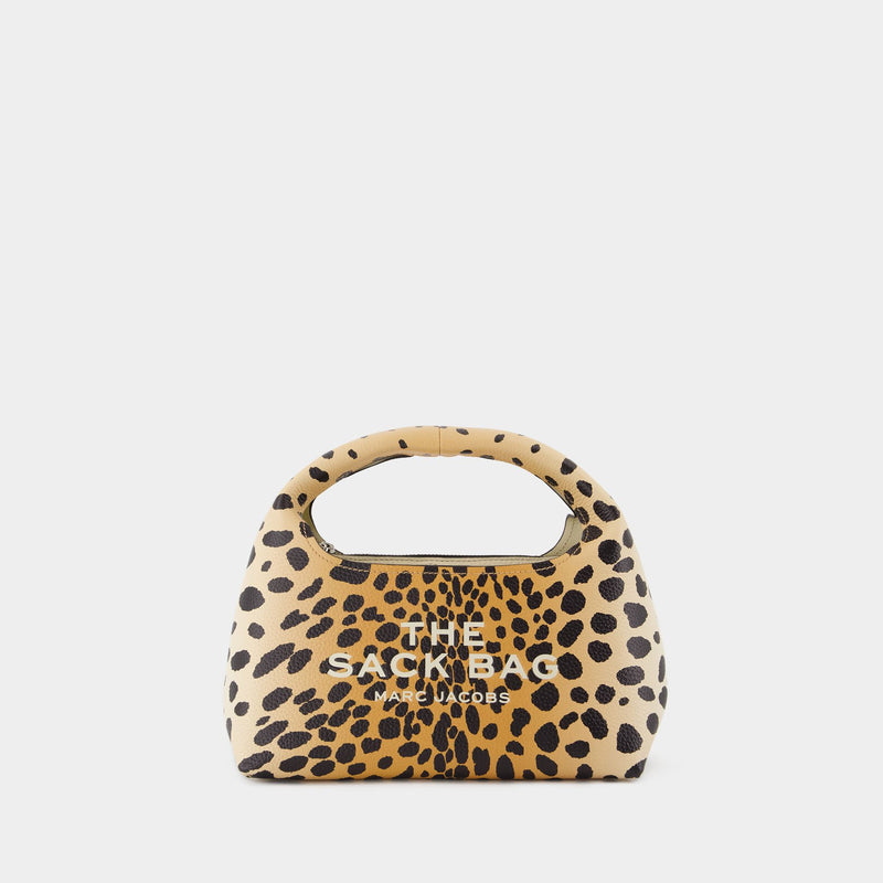 The Mini Sack Handbag - Marc Jacobs - Leather - Cheetah