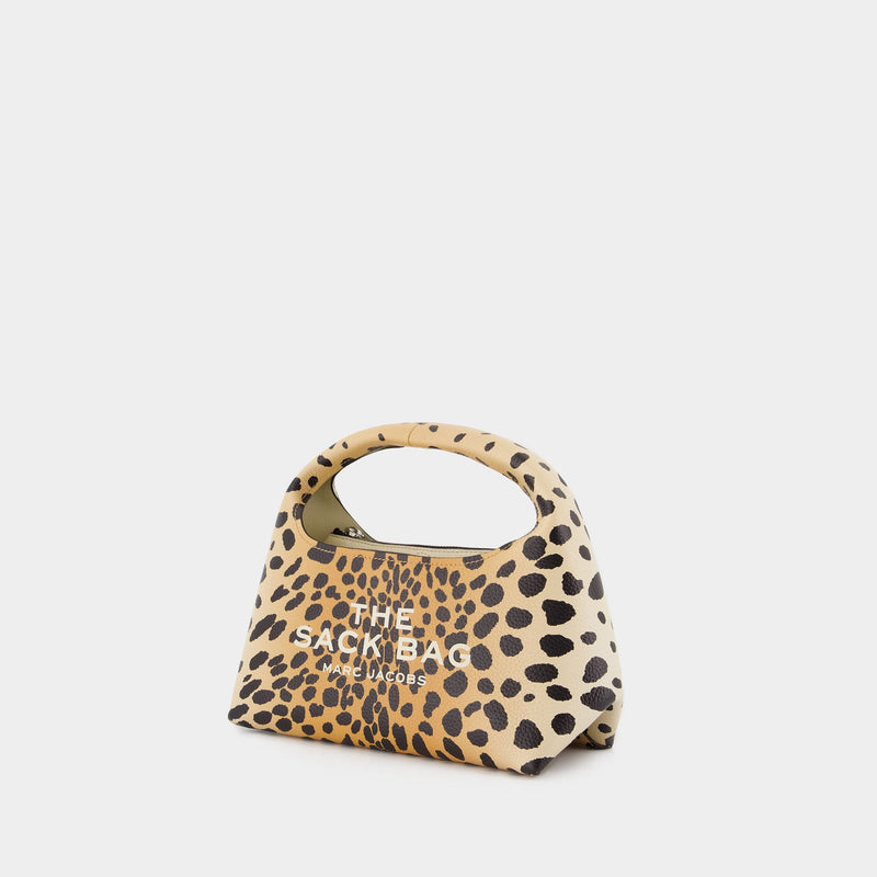 The Mini Sack Handbag - Marc Jacobs - Leather - Cheetah