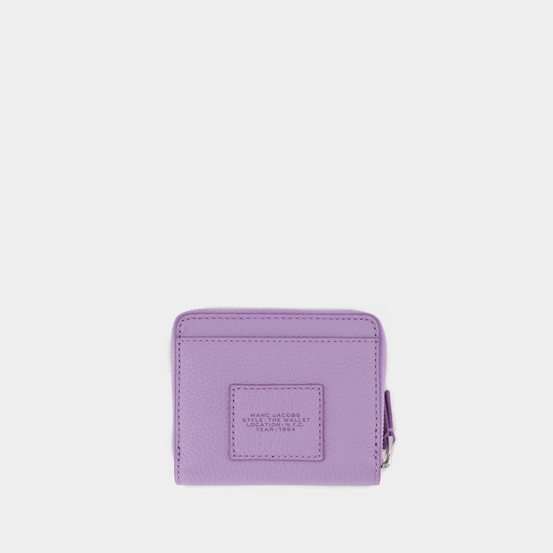 The Mini Compact Wallet - Marc Jacobs - Leather - Purple