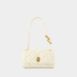 The Mini Dual Chain Shoulder Bag - Marc Jacobs - Leather - White