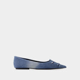 The Kat Ballerinas - Marc Jacobs - Cotton - Blue