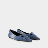 The Kat Ballerinas - Marc Jacobs - Cotton - Blue