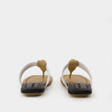 The Dual T Sandals - Marc Jacobs - Leather - Brown