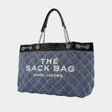 The Large Chain Sack Shoulder Bag - Marc Jacobs - Cotton - Blue