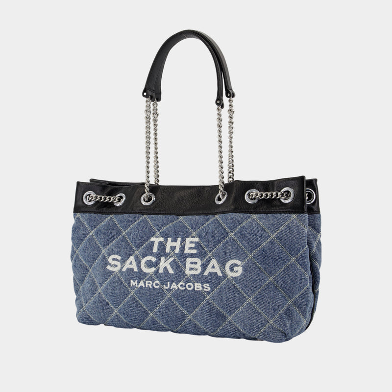 The Chain Sack Shoulder Bag - Marc Jacobs - Cotton - Blue