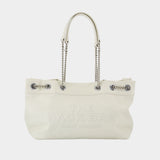 The Chain Sack Shoulder Bag - Marc Jacobs - Leather - White