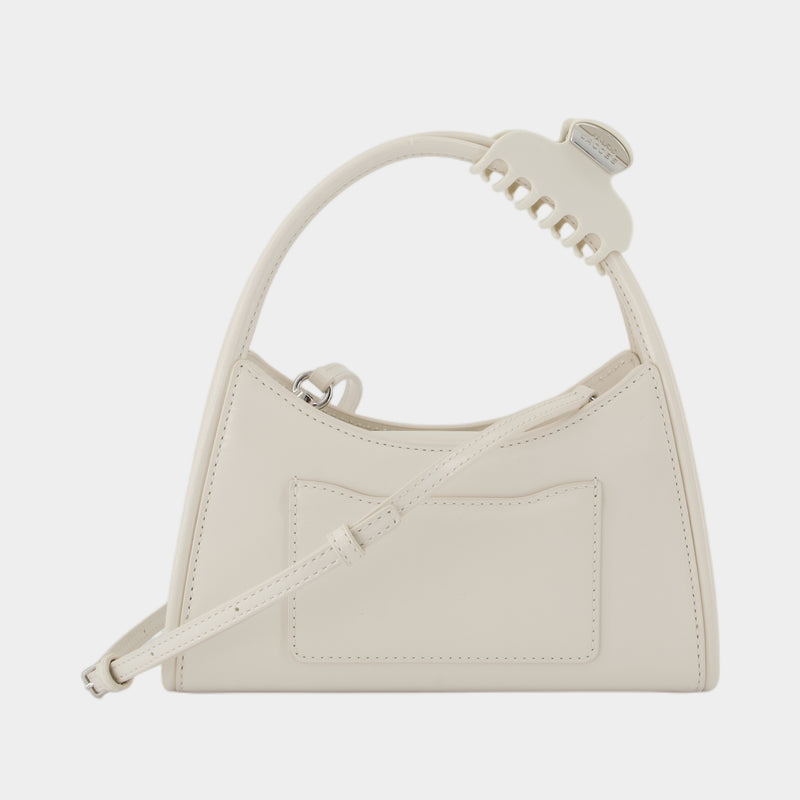 The Claw Clip Crossbody - Marc Jacobs - Leather - White