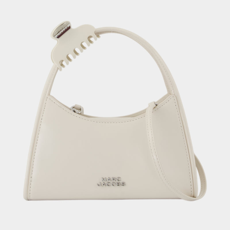 The Claw Clip Crossbody - Marc Jacobs - Leather - White