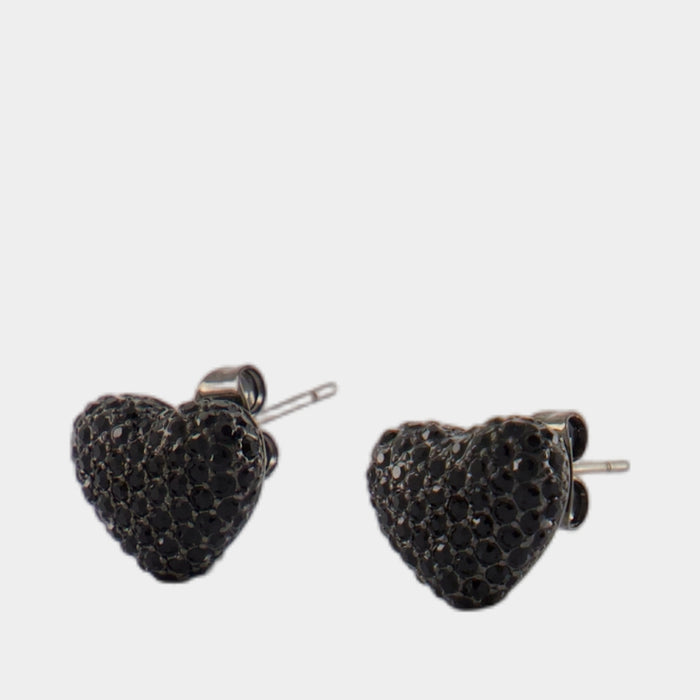 【関税込み】Balloon Heart Pave Earrings - Marc Jacobs -  Marc Jacobs Balloon Heart Pave Earrings | Shopbop