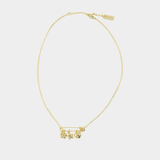 Balloon Charm Necklace - Marc Jacobs - Metal - Gold