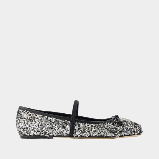 The Sabrina Ballerinas - Marc Jacobs - Cotton - Silver