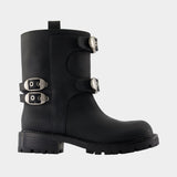 The Kiki Moto Ankle Boots - Marc Jacobs - Leather - Black