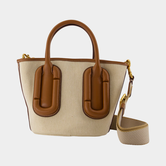 The Small Tote Shoulder Bag - Marc Jacobs - Cotton - Beige