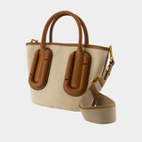 The Small Tote Shoulder Bag - Marc Jacobs - Cotton - Beige