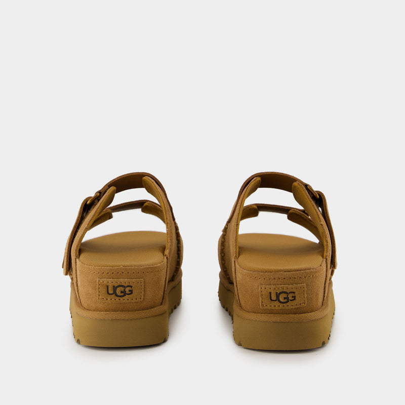 Mules W Goldenstar Hi - UGG - Leather - Brown