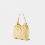 Fleming Mini Shoulder Bag - Tory Burch - Leather - Beige