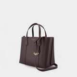 Perry Small Shopper Bag - Tory Burch - Leather - Burgundy