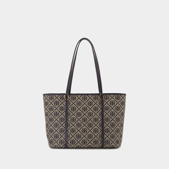 T-Monogram蓝色棉质老花小号托特包购物袋包