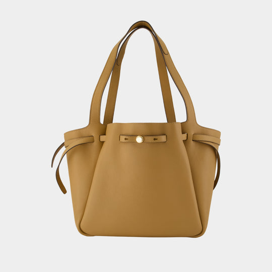 Romy Shopper Bag - Tory Burch - Leather - Brown